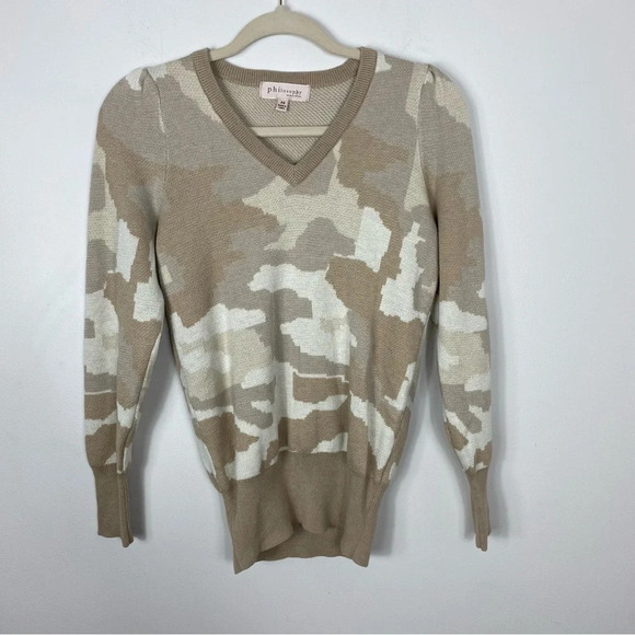 Philosophy Tan Camo Super Soft Sweater - Picture 3 of 11